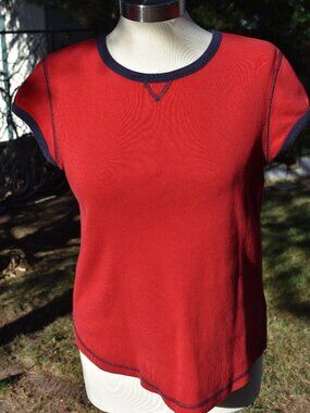Pullover Cap Sleeve Tee Shirt – Ball-Inspired Style